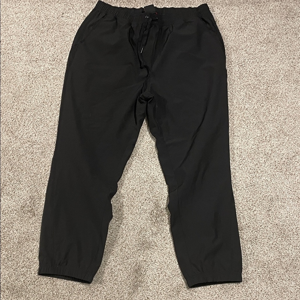 Gerry Black Fleece Lined Nylon Joggers